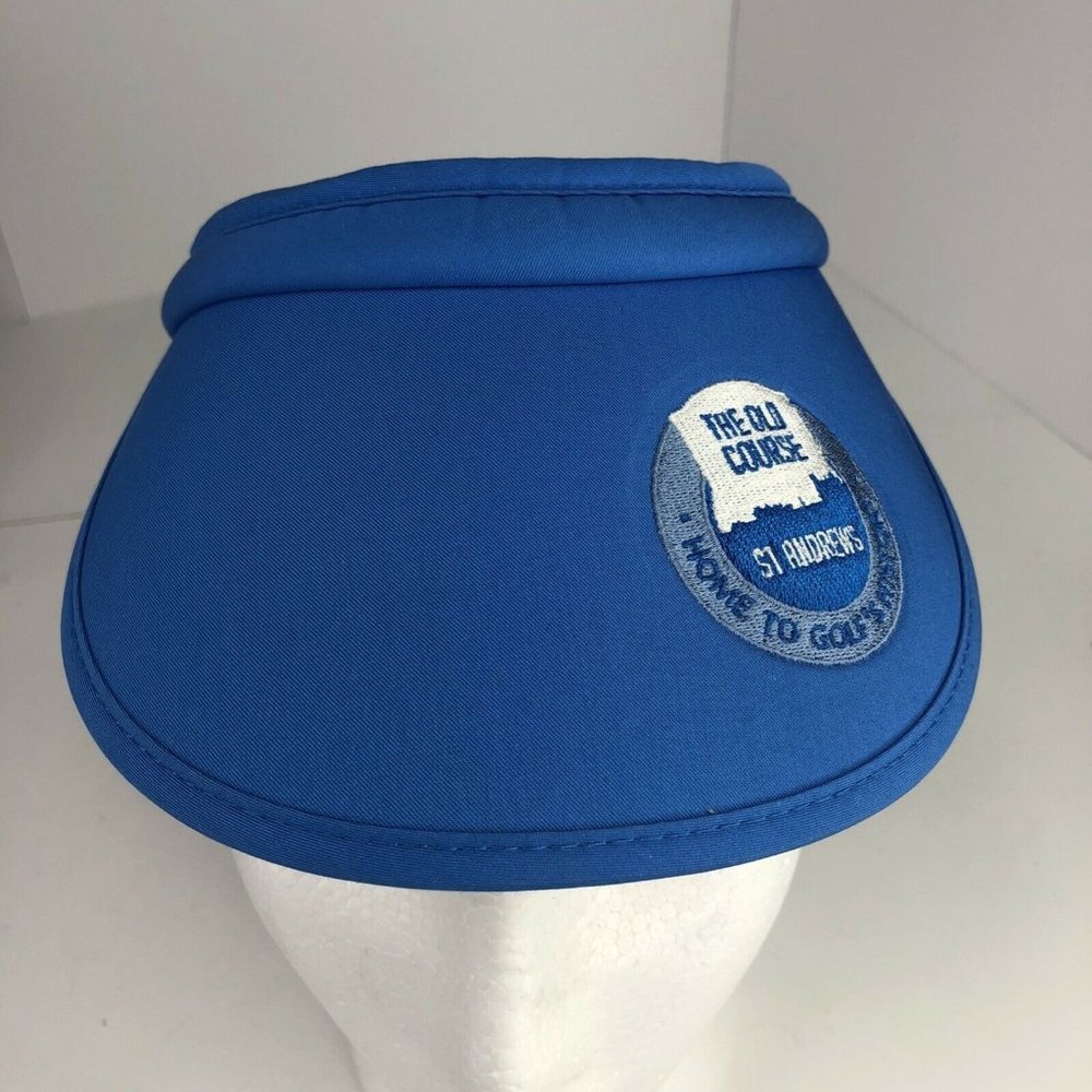 Gogie Girl Head Wear St. Andrews Golf Course Visor Blue